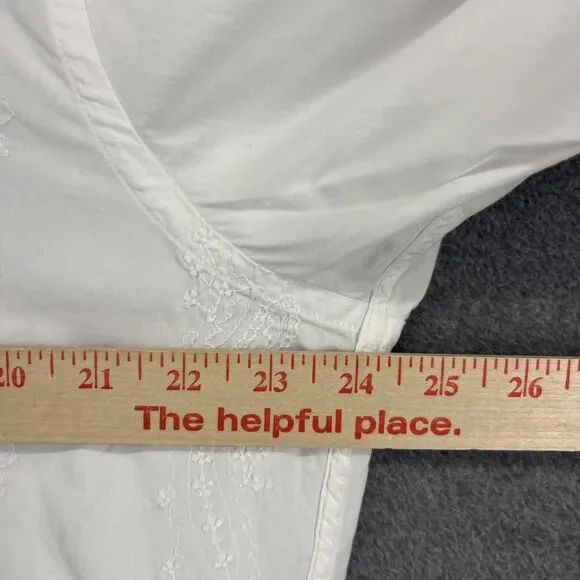 Consumers Guide Shirt Mens XL Long Sleeve Button Up‎ Embroidered Paisley Relaxed - Picture 8 of 16